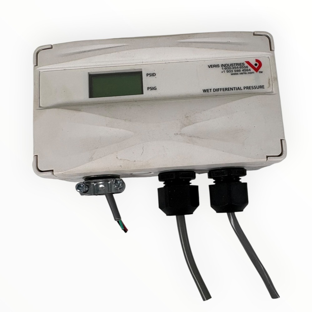 Veris Industries PWRLX04S020 Wet Differential Pressure Transducer 0-100 PSID